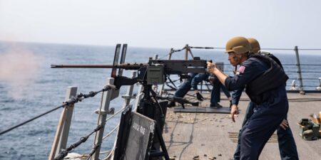 US Navy Sailor Tells BI How He Destroyed Drone With .50 Caliber Gun
