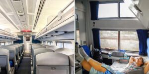 Differences in Amtrak Coach, Business, First Class, Roomette, Bedroom