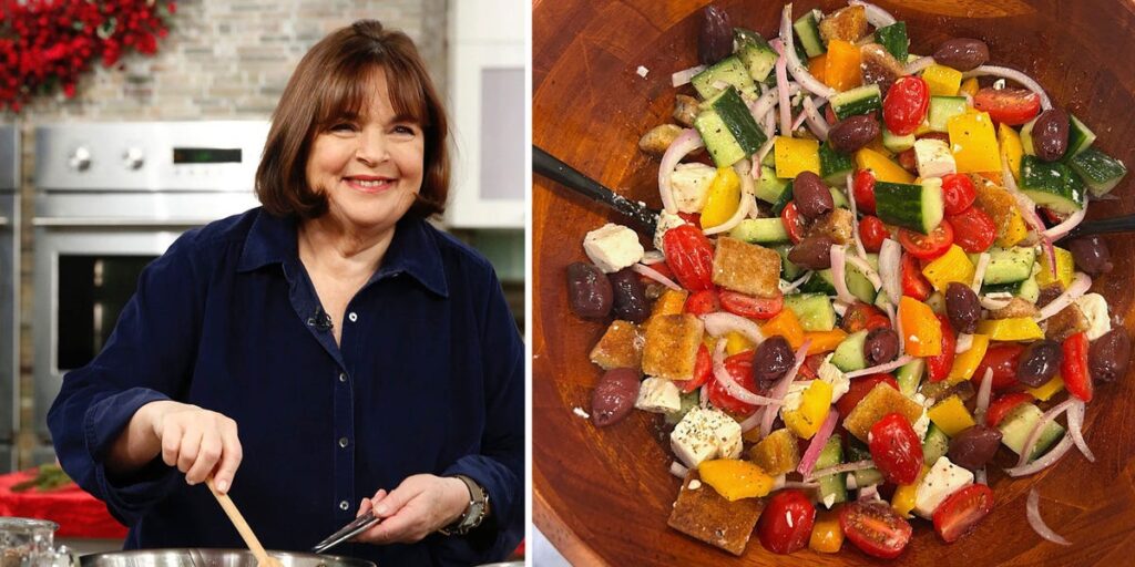 Ina Garten’s Greek Panzanella Salad Is an Easy Summer Recipe