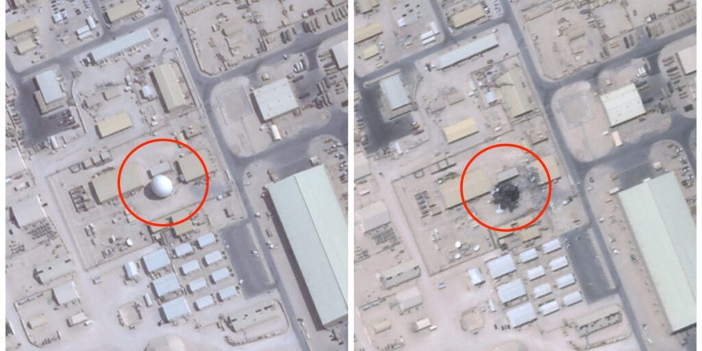 Images Show Damage at US Base Iran Attacked With Missiles
