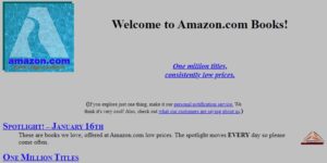 Amazon Launched 30 Years Ago Today; See Its Original Website