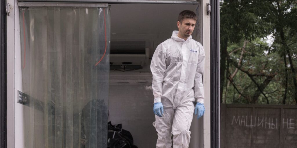 Inside the Horrifying Business of Returning Ukraine’s Dead Soldiers