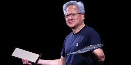 Jensen Huang Says US Must Win Over AI Developers in China