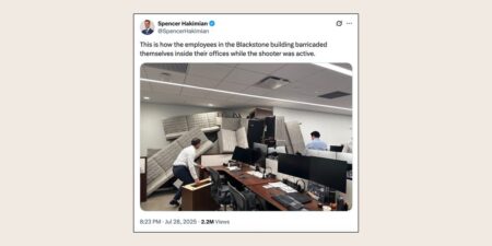 The Story Behind the Viral Photo of Blackstone’s Barricaded Office