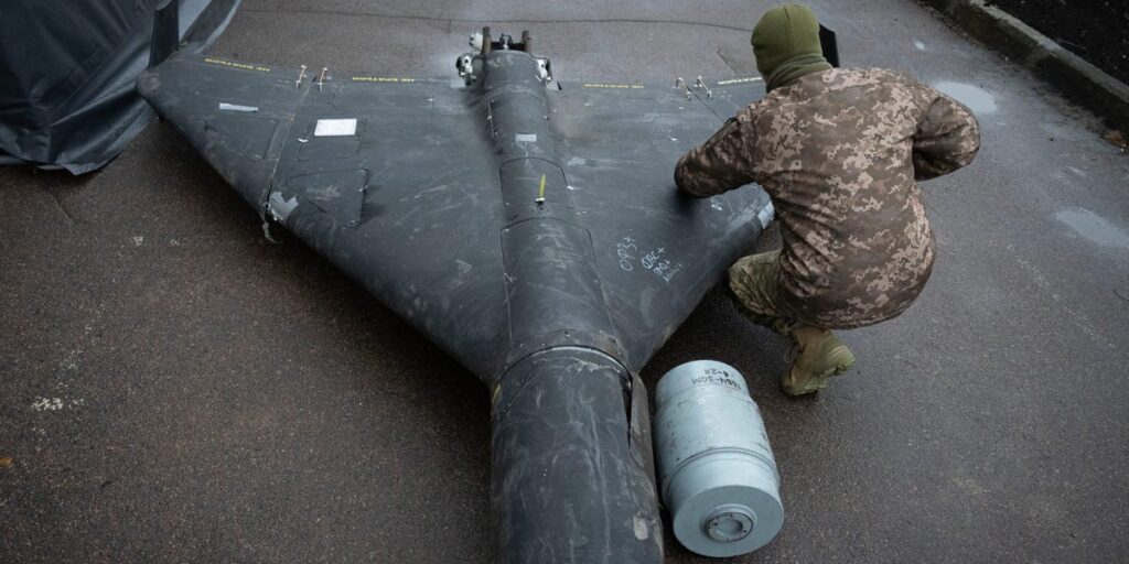 Ukraine Says Its Drones Struck Russian Factory Making Shahed Warheads