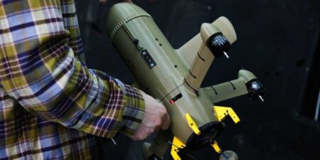 Cheap Drone Built to Kill Shahed Recorded Flying at Bullet Train Speed
