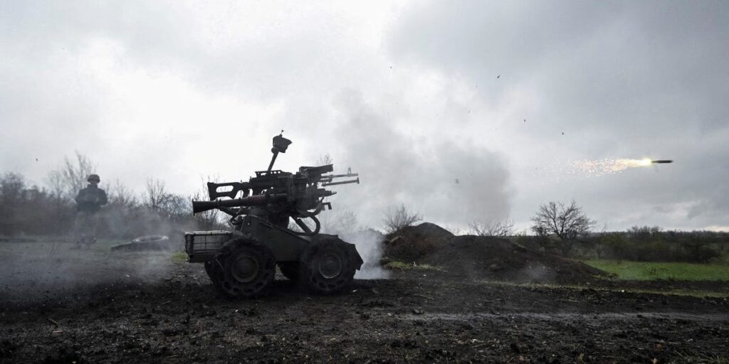 Ukraine Uses Ground Robots Many Ways, Operator Names Most Promising