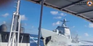 Chinese Ships Slam Into Each Other While Chasing Philippine Vessel