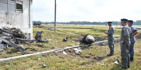 One of Malaysia’s F/a-18 Hornets Burst Into Flames During Take-Off