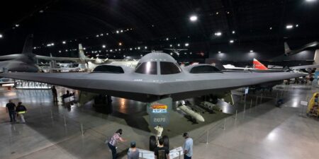 Only B-2 Stealth Bomber on Display in the World at US Air Force Museum