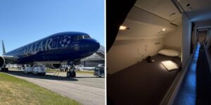 Photos: Inside Hidden Qatar Airways Crew Rest Area on Boeing 777