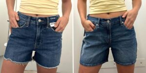 Trying on Jean Shorts at Gap and Old Navy, Clear Winner: Review