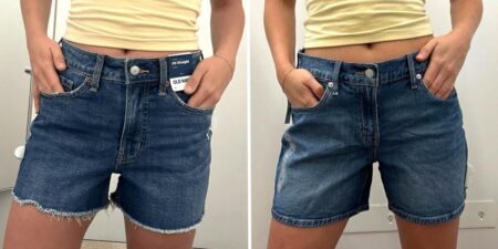 Trying on Jean Shorts at Gap and Old Navy, Clear Winner: Review