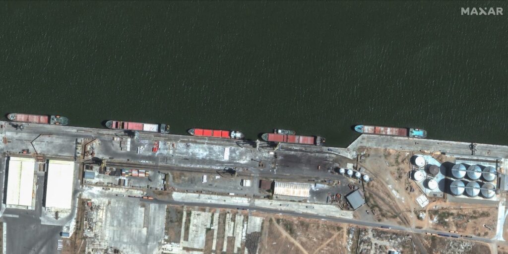 Ukraine Says It Attacked Russian Ship With Iranian Ammo in Deep Strike