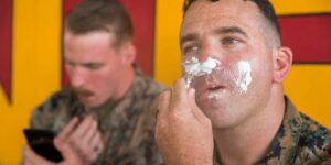 Marine Unit Abruptly Backtracks on Mustache Ban.