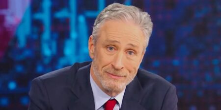 Jon Stewart Delivers Sarcasm-Laden Defense of Jimmy Kimmel