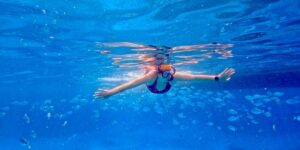 Single and Child-Free, She Spent Her 50th Birthday Swimming in Greece