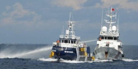 Video Shows China Spraying Water Cannons, Ramming Philippine Ships