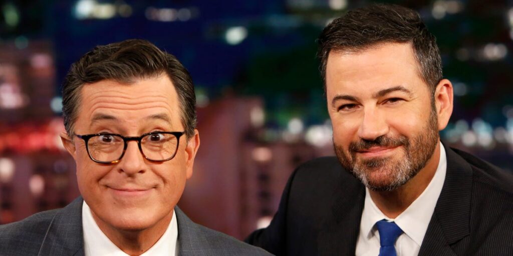 Jimmy Kimmel, Stephen Colbert on Finding Out Their Shows Were Canceled