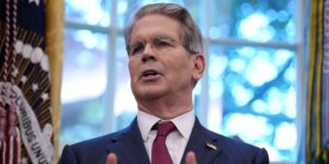 Scott Bessent: Trump’s 100% Tariff Threat on China Is ‘Off the Table’ Scott Bessent: Trump’s 100% Tariff Threat on China Is ‘Off the Table’