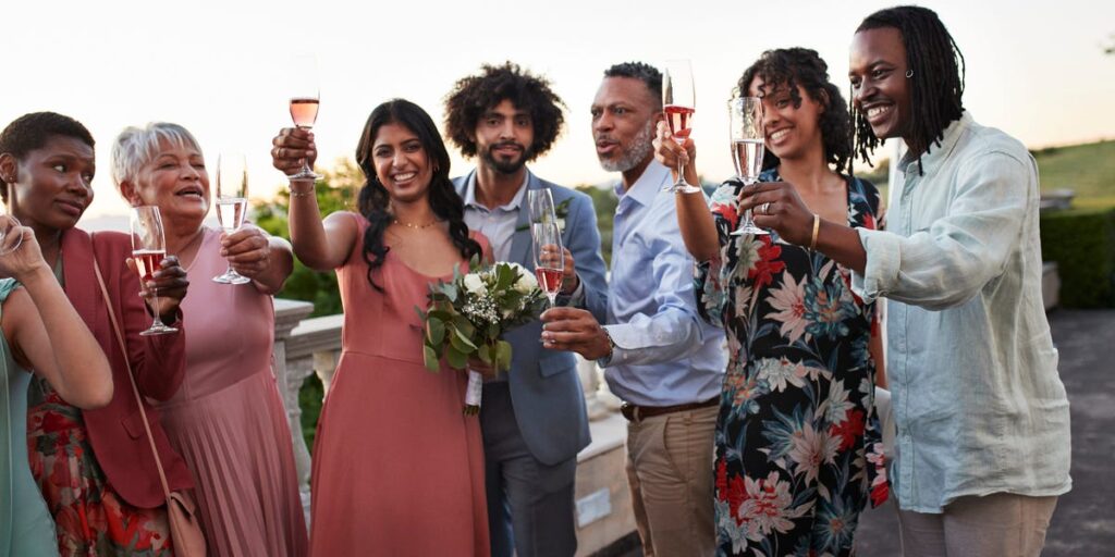 Things Wedding Guests Should Never Do, According to Etiquette Coaches Things Wedding Guests Should Never Do, According to Etiquette Coaches