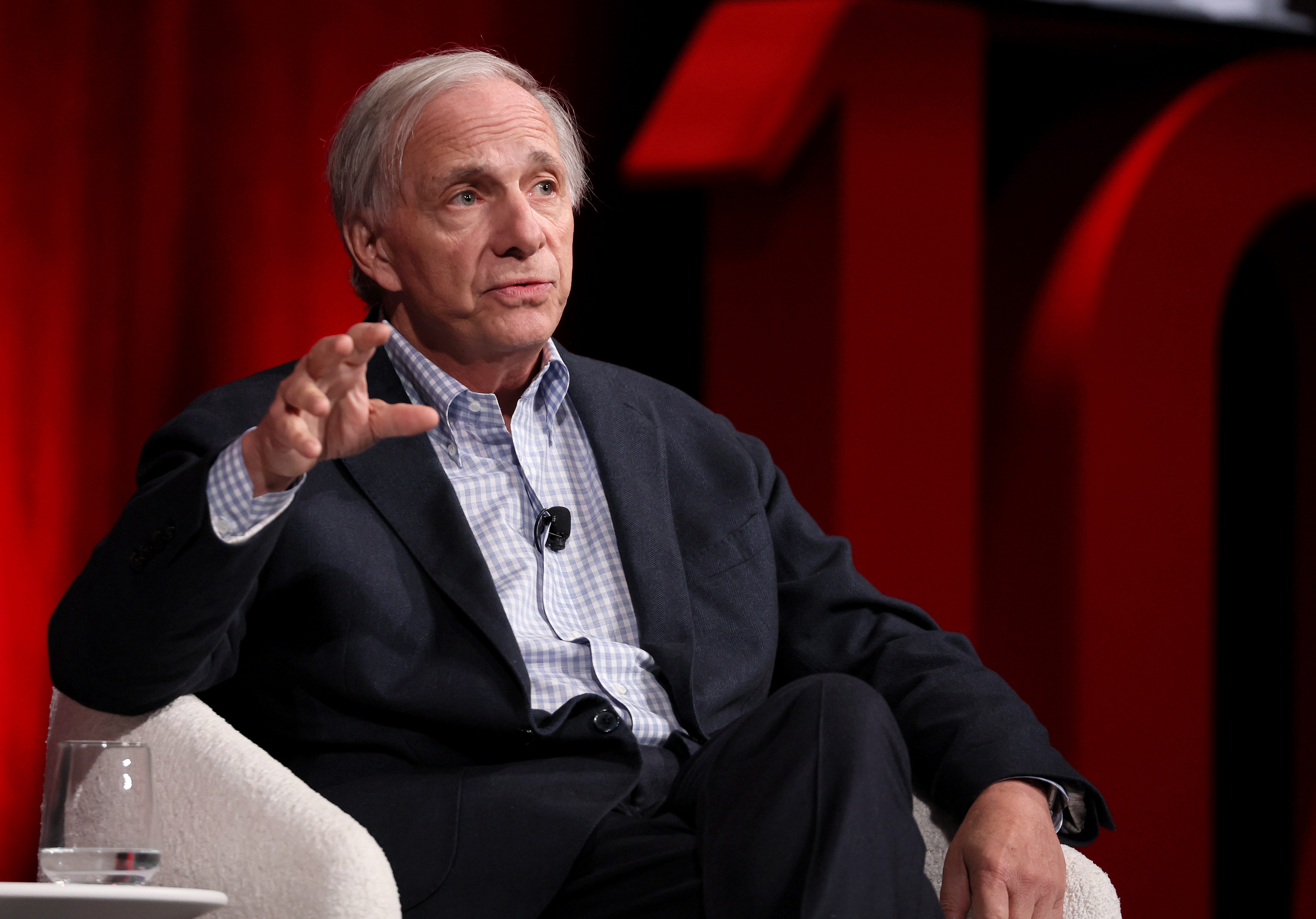 Ray Dalio speaks onstage during the 2025 TIME100 Summit at Jazz at Lincoln Center in New York City on April 23, 2025.