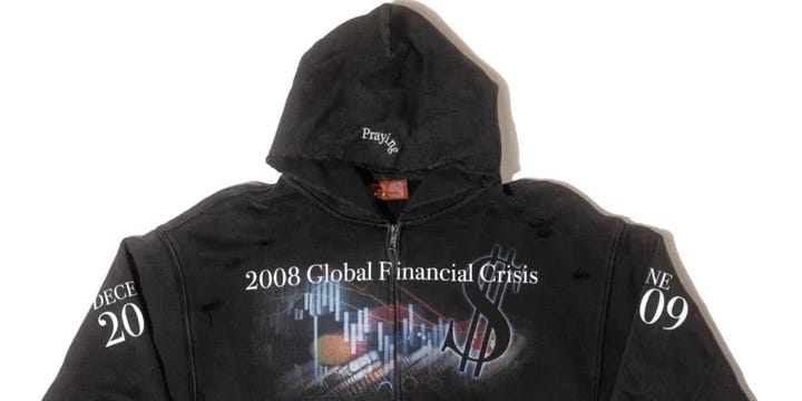 A 2008 Global Financial Crisis Hoodie Sold Out A 2008 Global Financial Crisis Hoodie Sold Out
