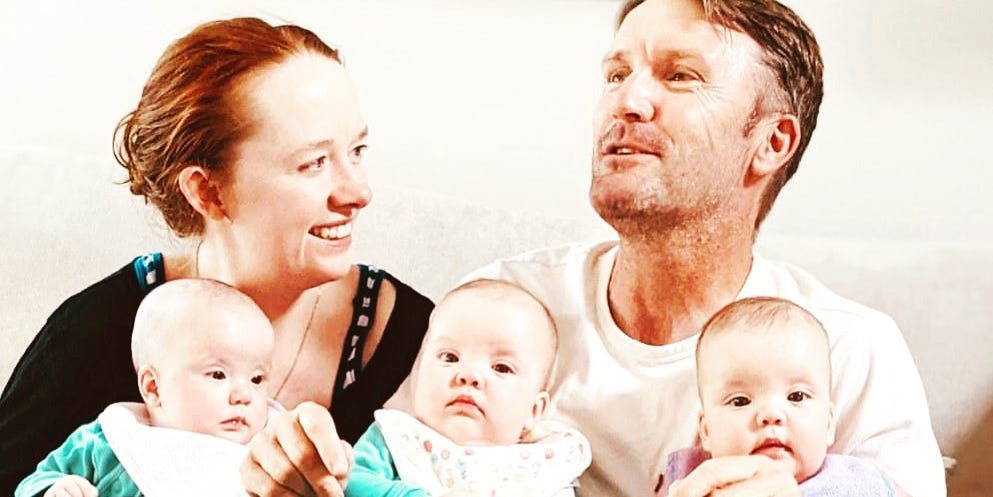 We Had Triplets When My Husband and I Were in Our 40s We Had Triplets When My Husband and I Were in Our 40s