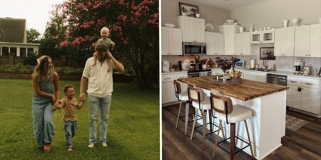 Family of 4 Downsized to 1-Bedroom, 1-Bathroom House to Save Money