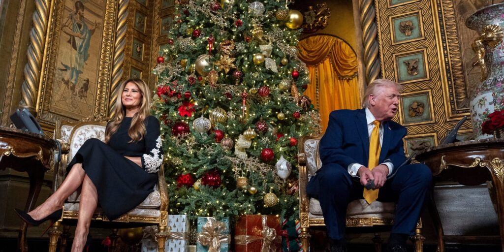 Donald Trump and Melania’s Mar-a-Lago Christmas Celebrations: Photos