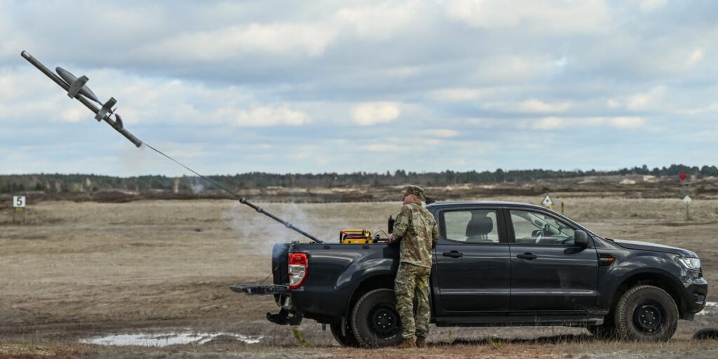 NATO Eyes Ukraine for Ways to Kill Drones Without Expensive Missiles