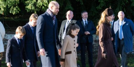 Royal Family Members Wore Color-Coordinating Christmas Looks: Photos Royal Family Members Wore Color-Coordinating Christmas Looks: Photos