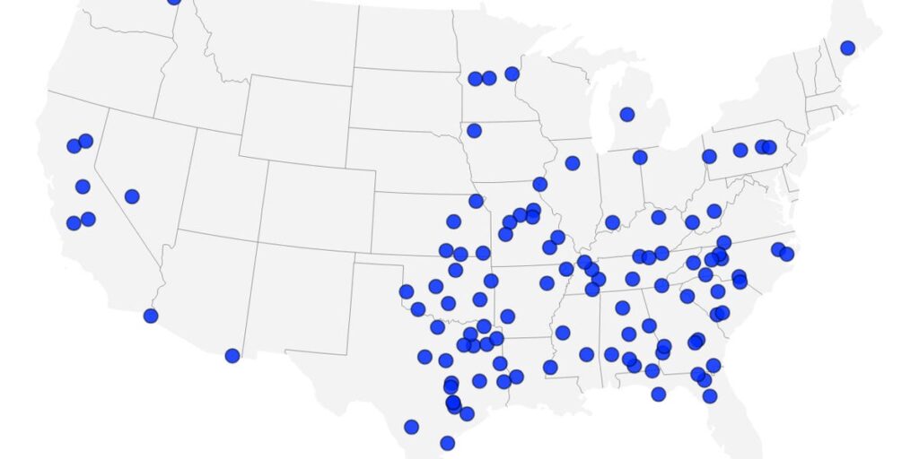 Map: See the Rural Hospital Closures in Your State