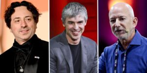 Page, Bezos, Brin Close to Joining 0B Club As Tech Fortunes Soar