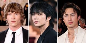 Seventeen’s Joshua Hong Meets ‘Heated Rivalry’ Stars at Golden Globes