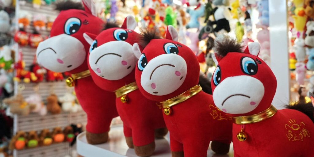 Viral Crying Horse Plushie Become Symbol for Chinese Corporate Hustle