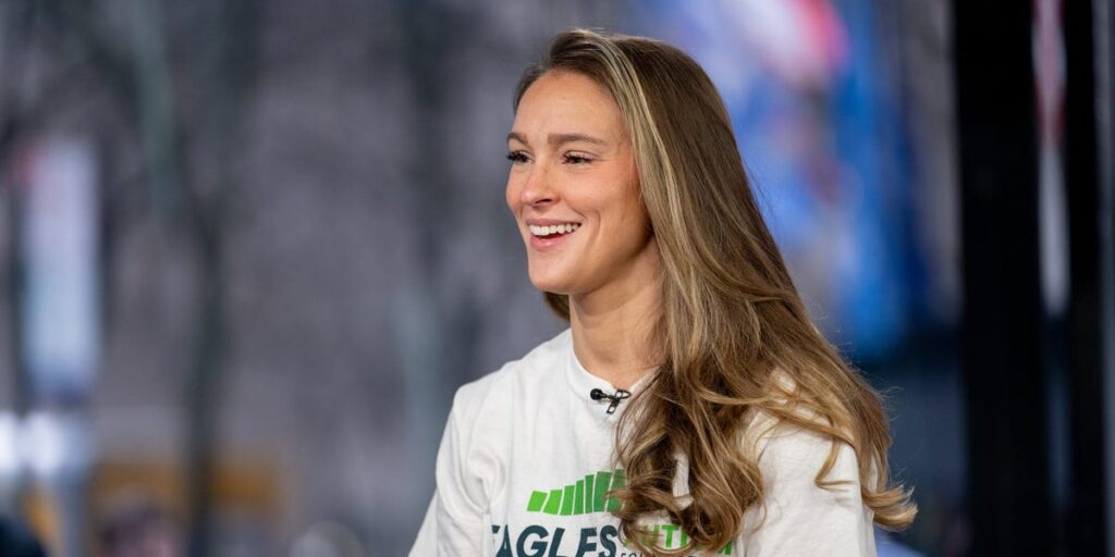 Kylie Kelce Says There’s One Habit She Tries to Model for Her Kids