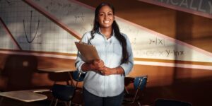 I’m a math teacher and have over 1 million followers on TikTok. I help kids and parents make math more fun.