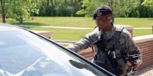 Troops are mocking Air Force gate guards over a new rule: ‘You sound like a Walmart greeter’