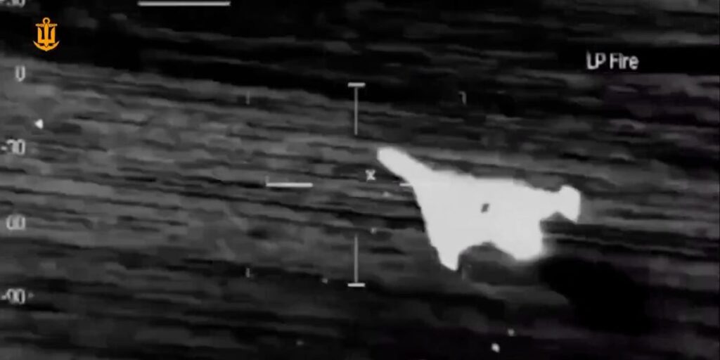 Videos show how Ukrainian helicopter crews use machine guns to hunt Russia’s exploding Shahed drones