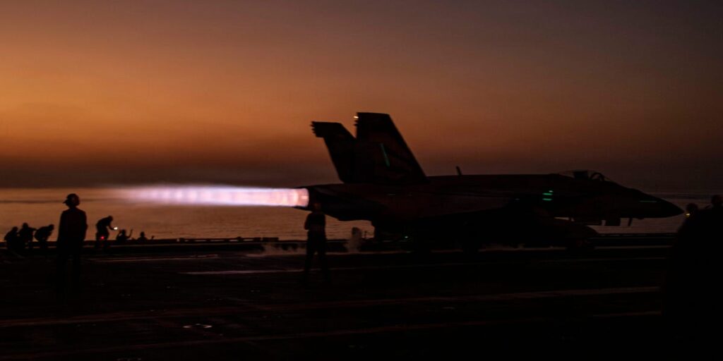 US forces are locked in air-defense battles, fending off attacks on American bases amid the fighting with Iran, official says