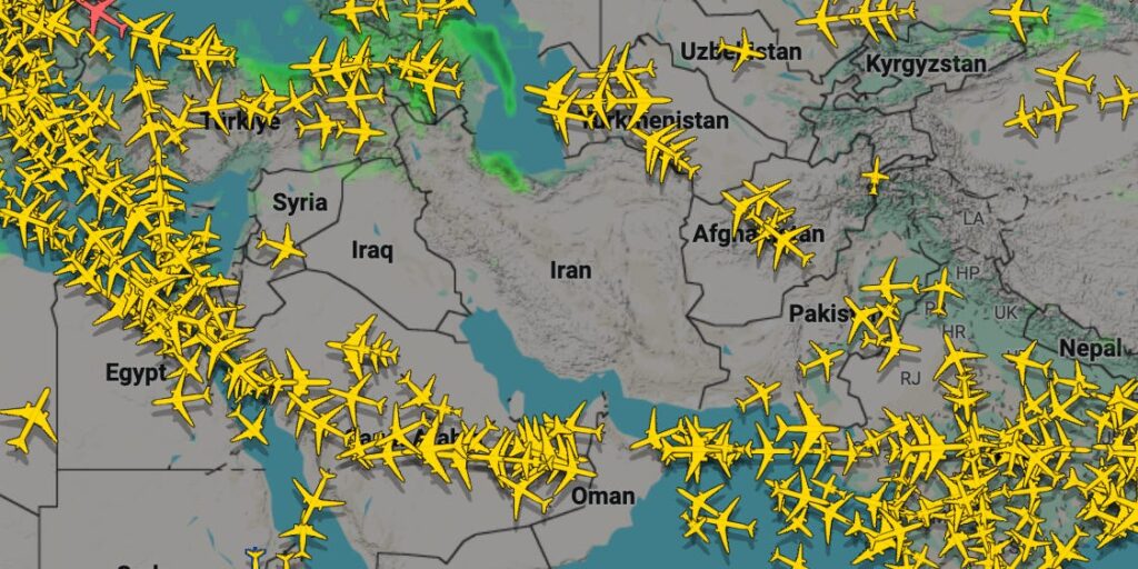 Strikes on Iran have disrupted one of the world’s busiest flight corridors Strikes on Iran have disrupted one of the world’s busiest flight corridors