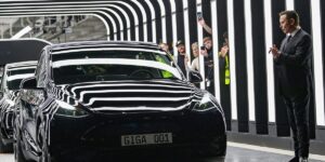 Elon Musk warns Tesla employees over future of German megafactory ahead of union election Elon Musk warns Tesla employees over future of German megafactory ahead of union election