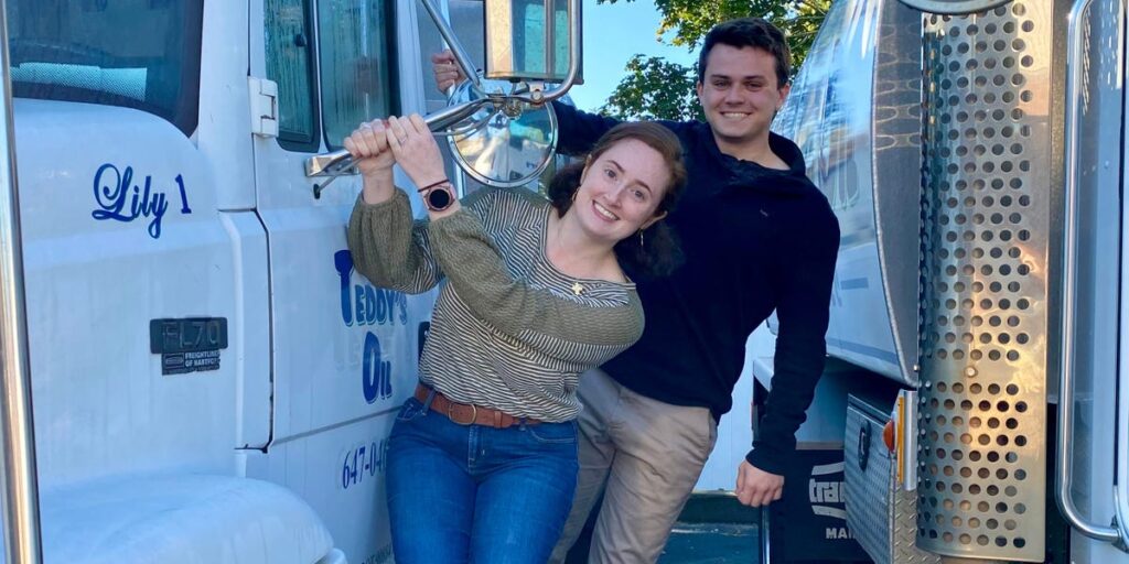 I work at my mother’s company alongside my sister. Working in the family business isn’t always easy, but I love the job security.