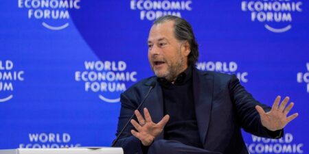 Salesforce CEO Marc Benioff joked about ICE at an event, and employees are up in arms