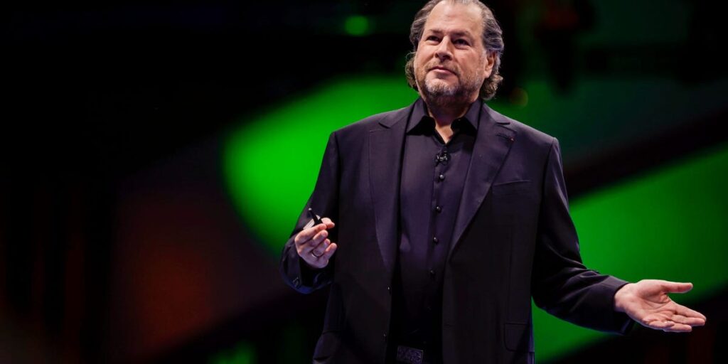 Salesforce sent emails scolding employees for ‘absence’ at a company event after its CEO joked about ICE