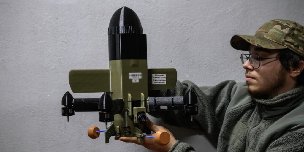 Ukraine is using powerful quadcopters to destroy nearly a third of all the Russian air threats it hits, commander says