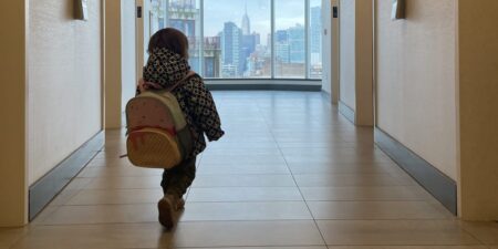 We didn’t need childcare, but we still paid ,500 to send our toddler to a program for 4 hours a week. It helped her build independence.