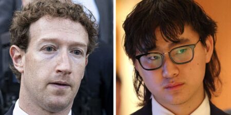 Mark Zuckerberg just posted a totally normal and fine photo with Alexandr Wang