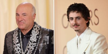 Kevin O’Leary loves his ‘Marty Supreme’ costar Timothée Chalamet so much, he bet ,000 on Kalshi that he’ll win an Oscar